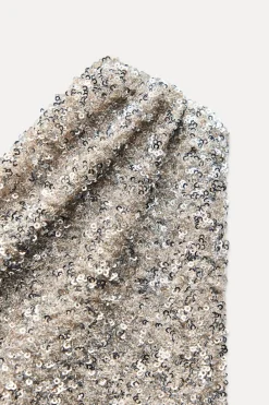 Hot TOP ASIMETRICO LENTEJUELAS Mujer Tops / Bodies