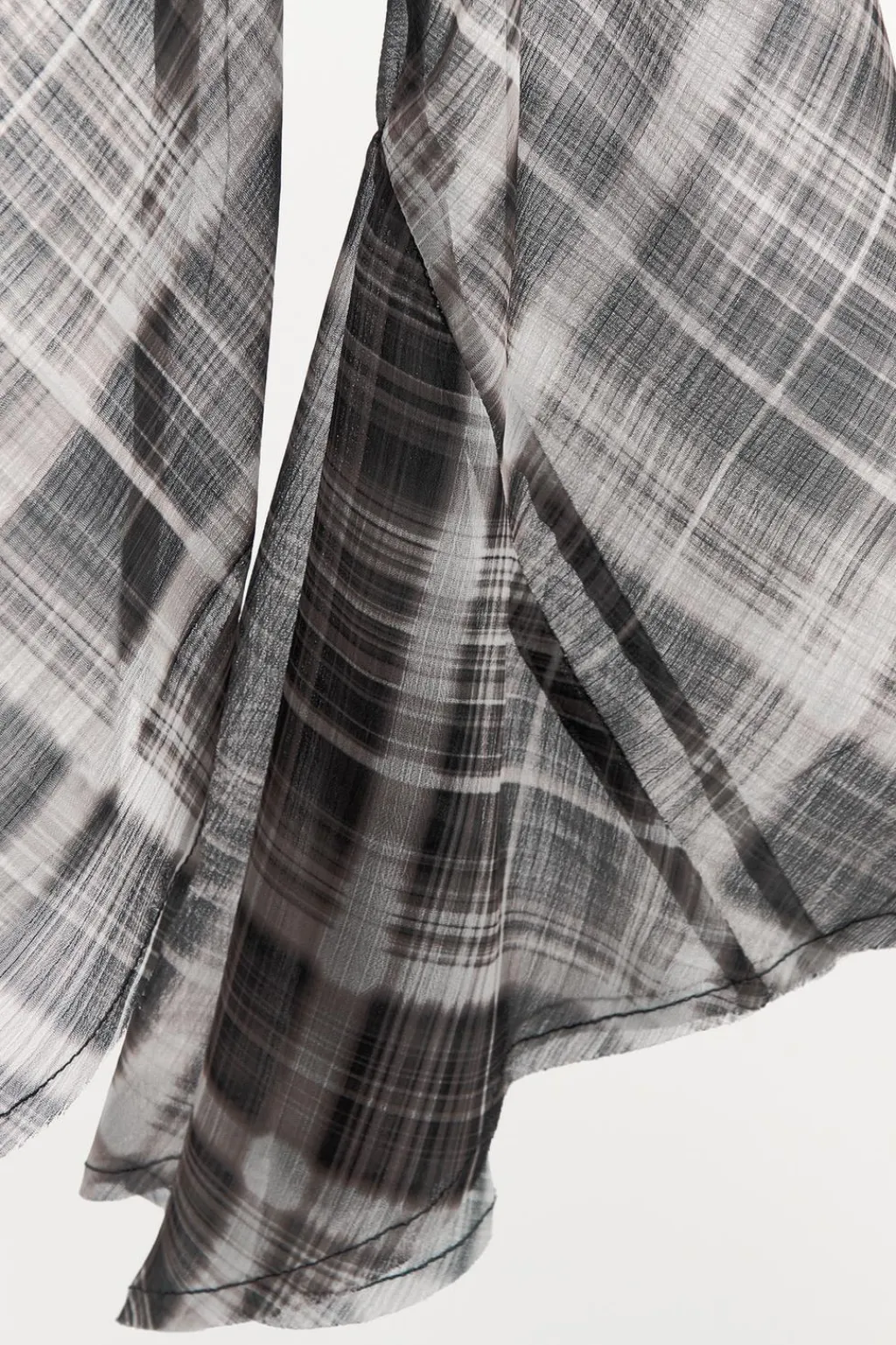 Clearance TOP ASIMÉTRICO CUADROS Mujer Tops / Bodies|Lenceria