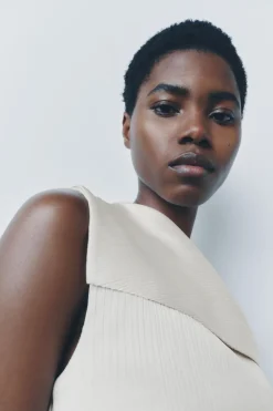 Best TOP ASIMÉTRICO DRAPEADO Mujer Tops / Bodies