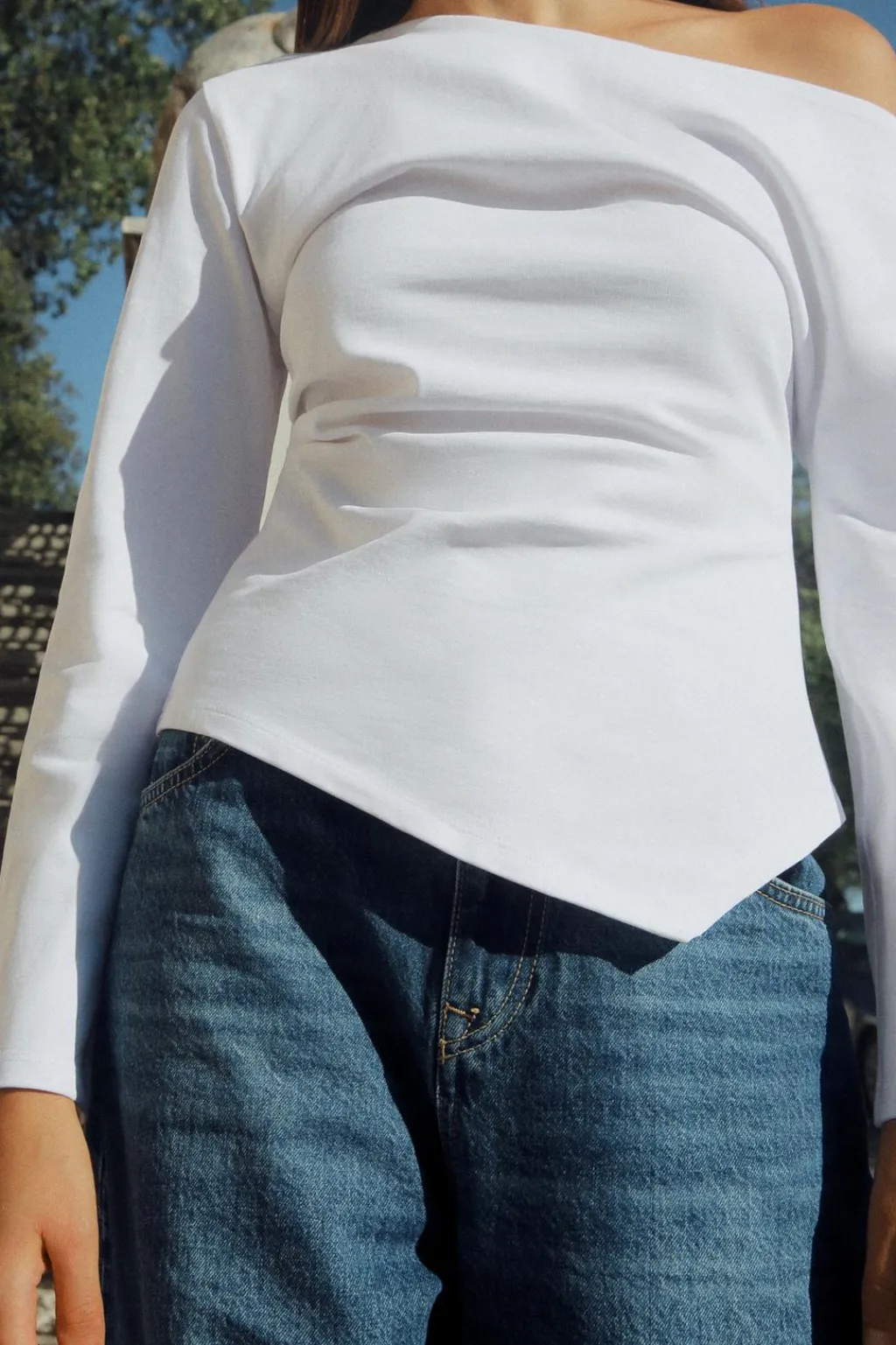 New TOP ASIMÉTRICO FRUNCE Mujer Tops / Bodies