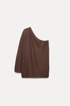 Clearance TOP ASIMÉTRICO PUNTO BRILLOS Mujer Cárdigan / Jerséis|Punto