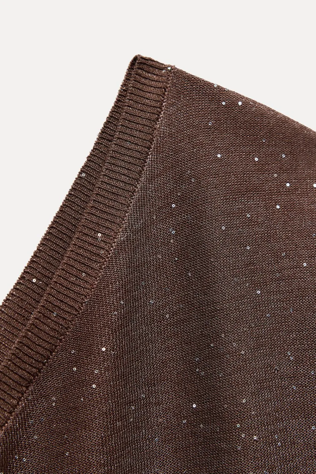 Clearance TOP ASIMÉTRICO PUNTO BRILLOS Mujer Cárdigan / Jerséis|Punto