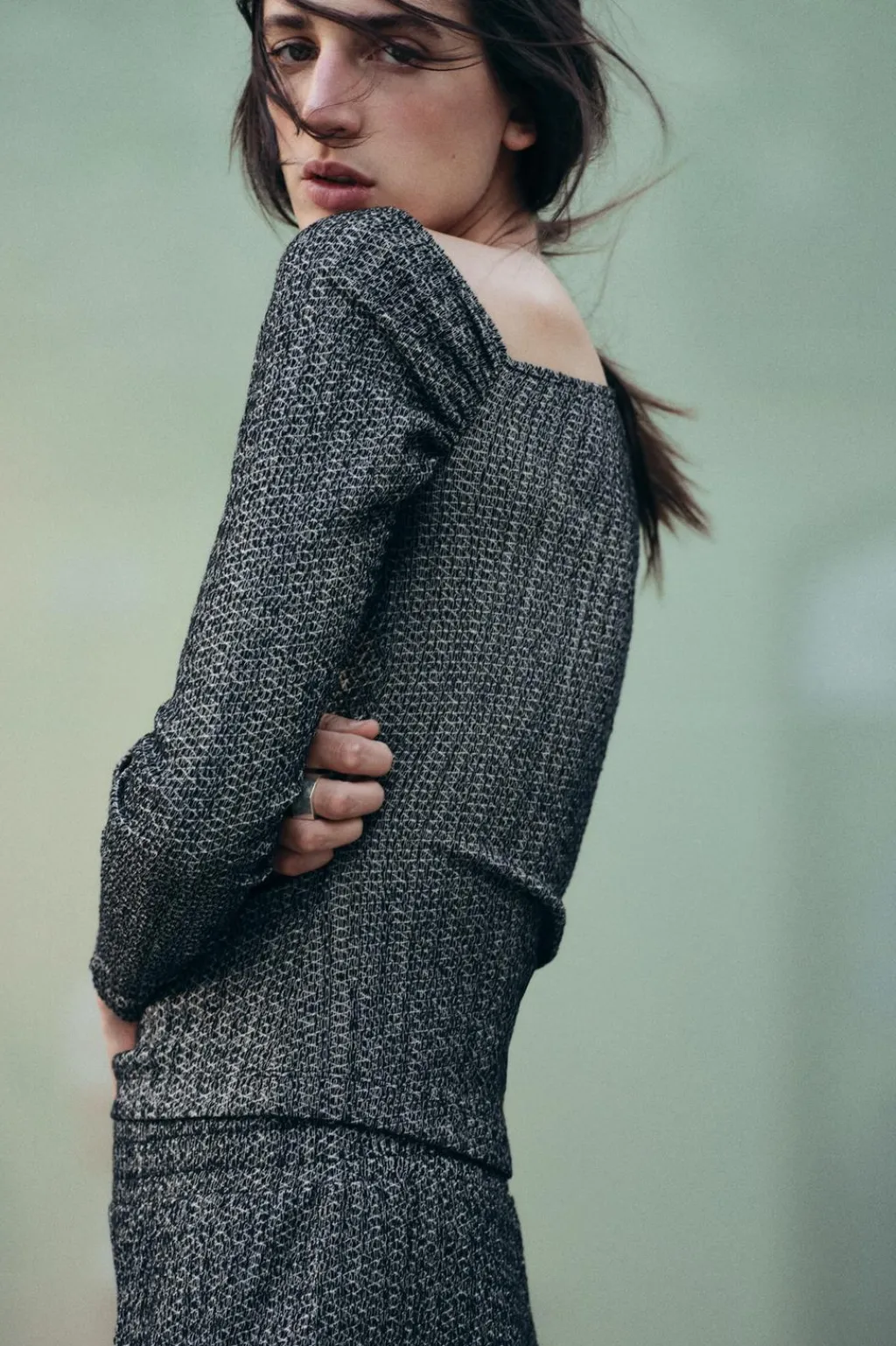 Discount TOP ASIMÉTRICO TEXTURA Mujer Tops / Bodies