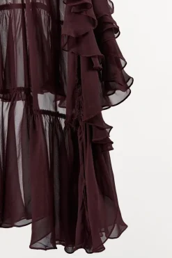 Sale TOP ASIMÉTRICO VOLANTES Mujer Tops / Bodies