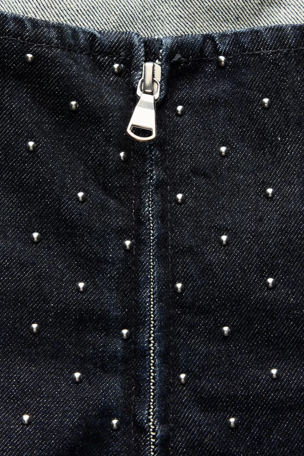 Discount TOP BANDEAU DENIM TRF TACHAS Mujer Tops / Bodies