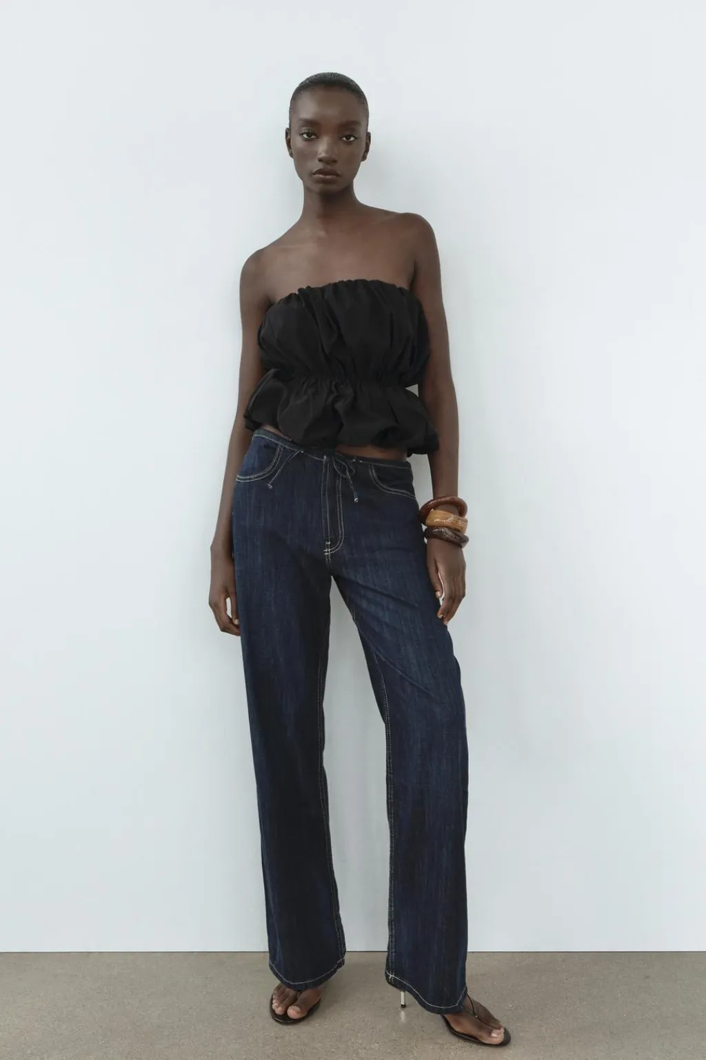 Fashion TOP BANDEAU ELÁSTICO VOLUMEN Mujer Tops / Bodies