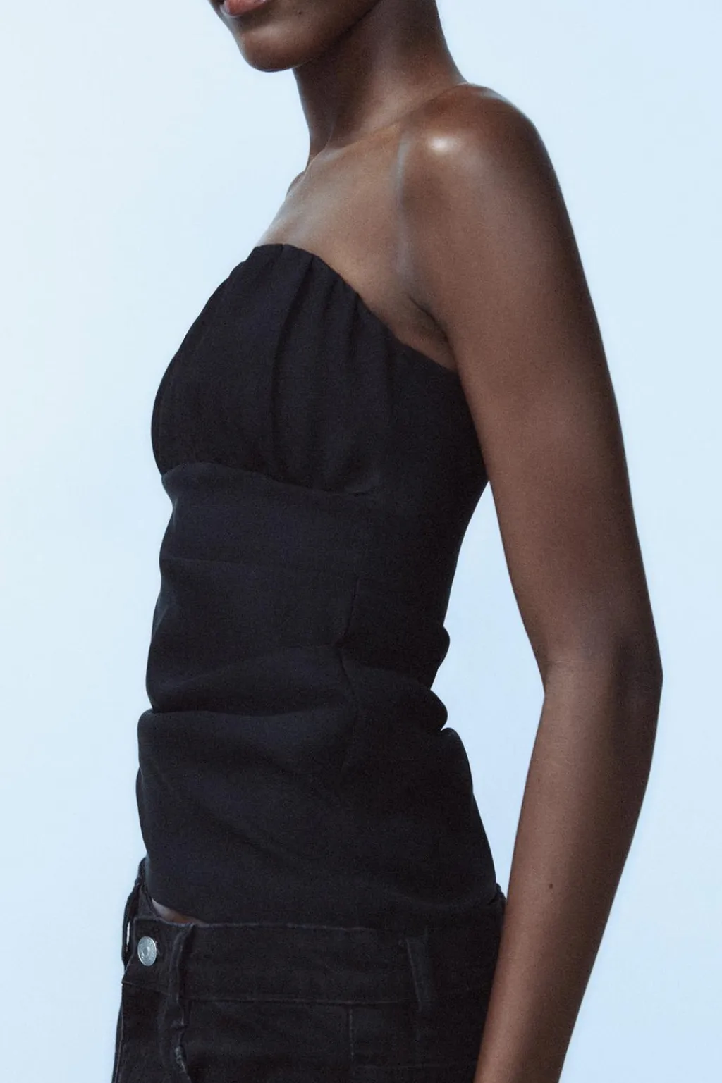 Online TOP BANDEAU PLIEGUES Mujer Tops / Bodies