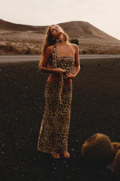 Best TOP BANDEAU TUL ESTAMPADO Mujer Tops / Bodies