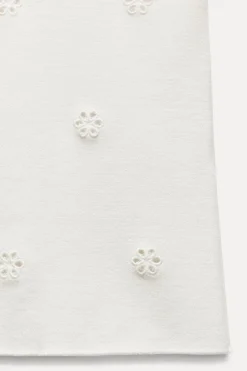 Outlet TOP BORDADO PUNTO STRETCH Mujer Tops / Bodies