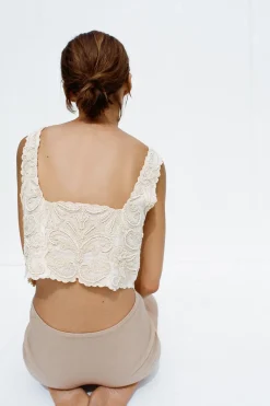 Online TOP BORDADOS ABALORIOS Mujer Tops / Bodies