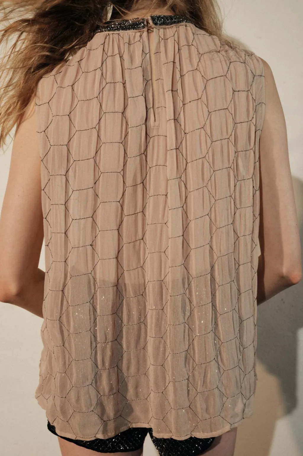 Fashion TOP BORDADOS FLOR ZW COLLECTION Mujer Tops / Bodies