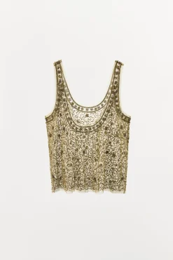 Discount TOP BRILLOS ABALORIOS Mujer Tops / Bodies