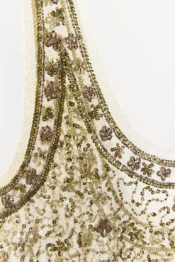 Discount TOP BRILLOS ABALORIOS Mujer Tops / Bodies