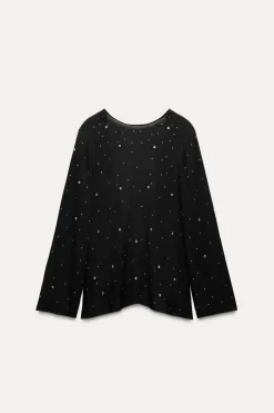 Sale TOP BRILLOS ESPALDA DESCUBIERTA ZW COLLECTION Mujer Tops / Bodies