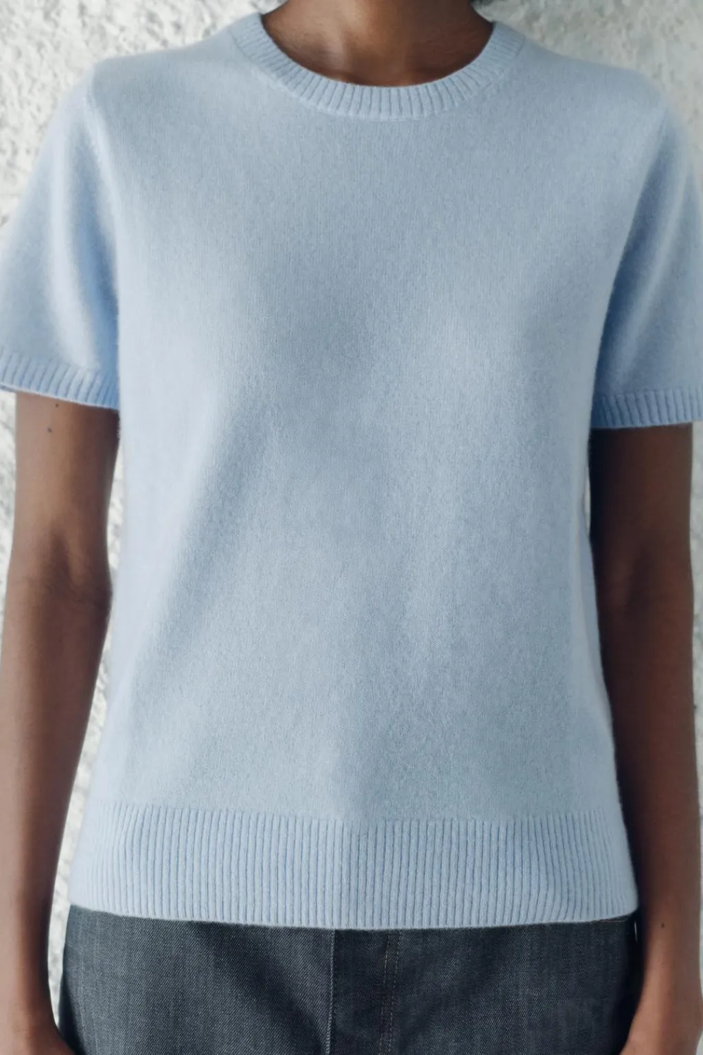 Fashion TOP BÁSICO 100% CASHMERE MANGA CORTA Mujer Cárdigan / Jerséis|Punto