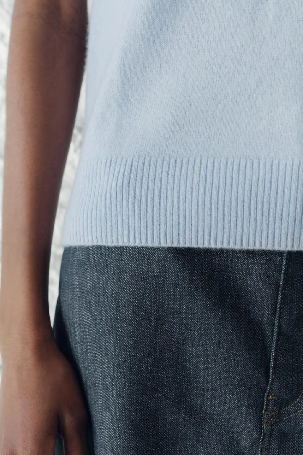 Fashion TOP BÁSICO 100% CASHMERE MANGA CORTA Mujer Cárdigan / Jerséis|Punto