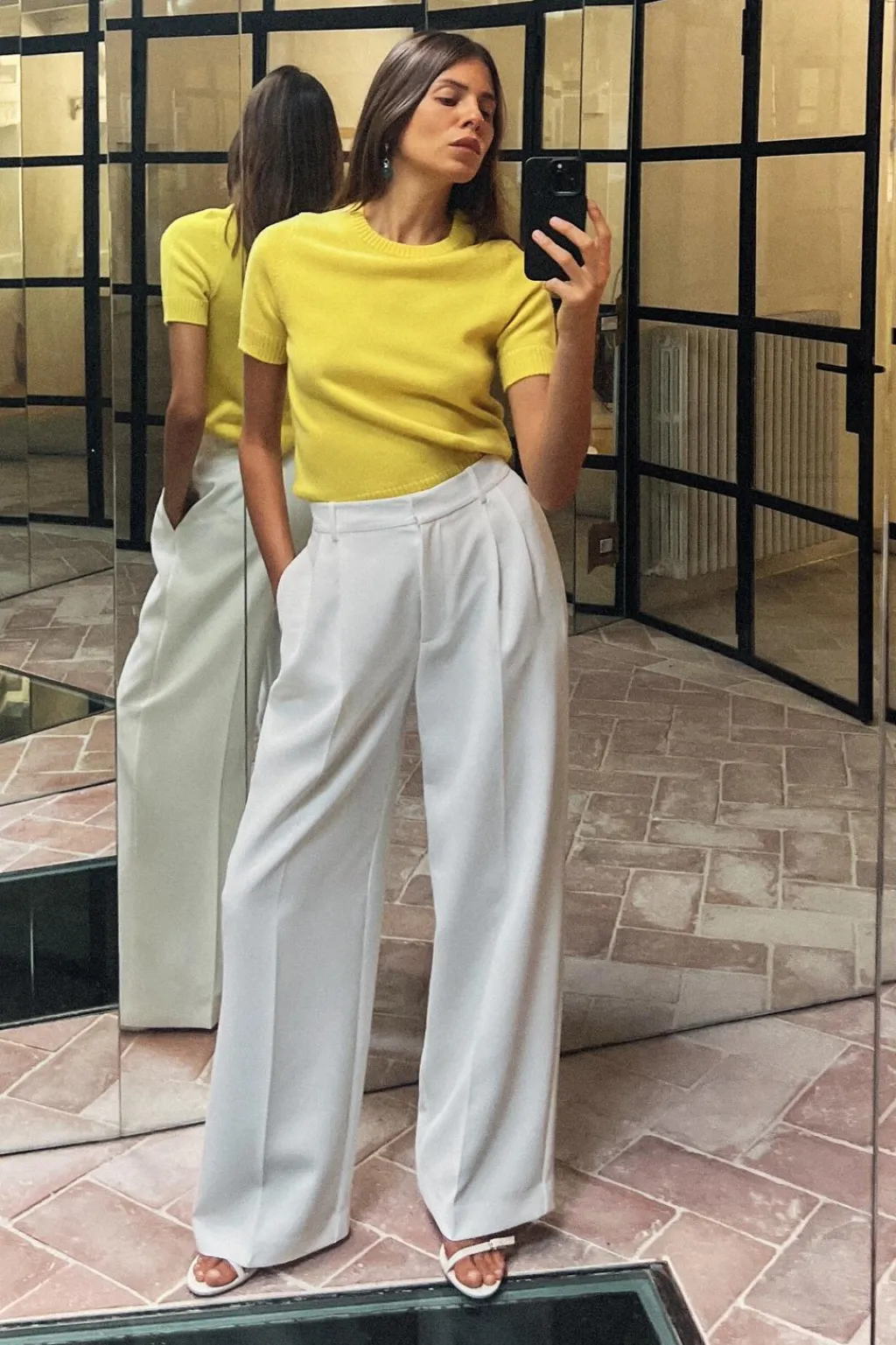 Best TOP BÁSICO 100% LANA MANGA CORTA Mujer Cárdigan / Jerséis|Punto