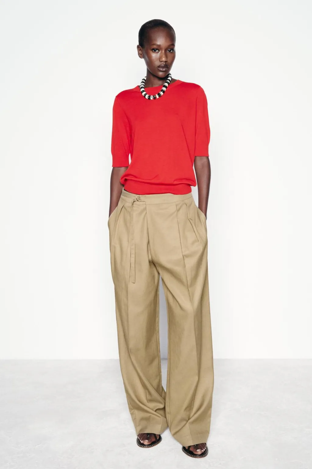 Discount TOP BÁSICO PUNTO LISO MANGA CORTA Mujer Cárdigan / Jerséis|Punto