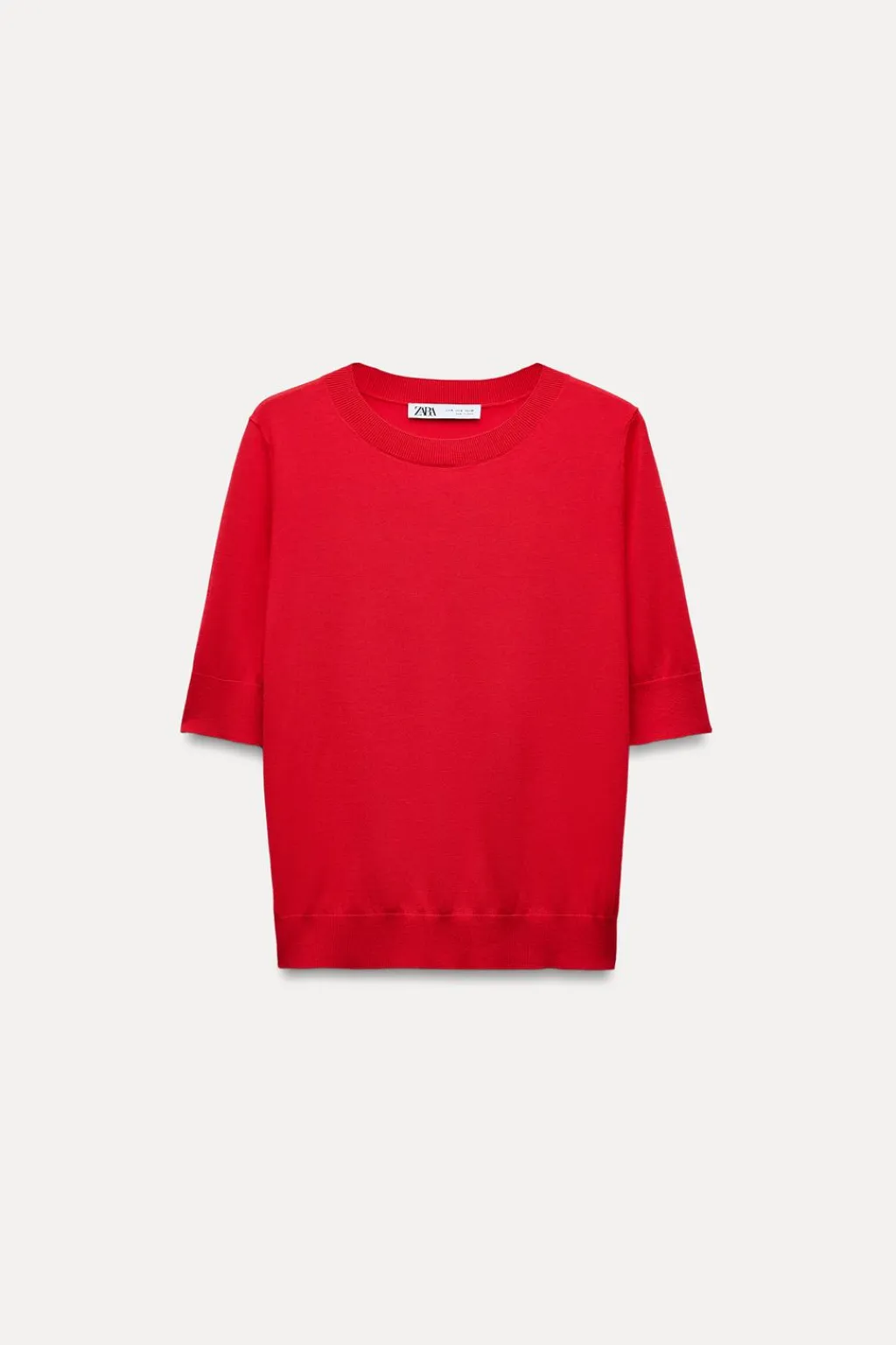 Discount TOP BÁSICO PUNTO LISO MANGA CORTA Mujer Cárdigan / Jerséis|Punto