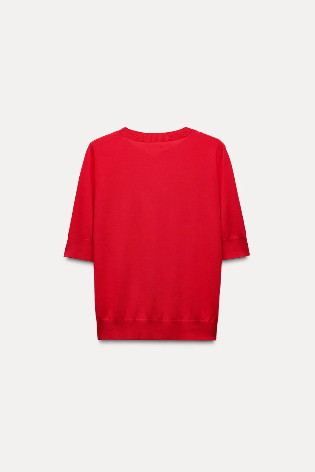 Discount TOP BÁSICO PUNTO LISO MANGA CORTA Mujer Cárdigan / Jerséis|Punto