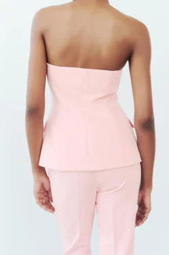 Online TOP BUSTIER BOTÓN FORRADO Mujer Tops / Bodies