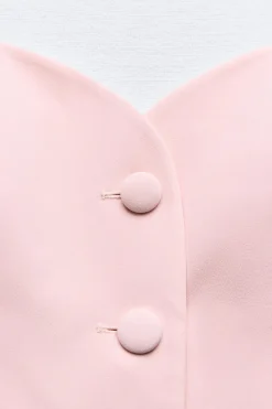 Online TOP BUSTIER BOTÓN FORRADO Mujer Tops / Bodies