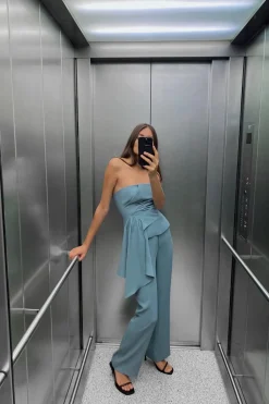 Outlet TOP BUSTIER DRAPEADO Mujer Tops / Bodies