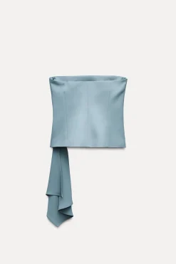 Outlet TOP BUSTIER DRAPEADO Mujer Tops / Bodies