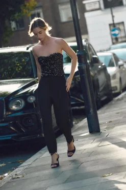 Online TOP BUSTIER LENTEJUELAS Mujer Tops / Bodies