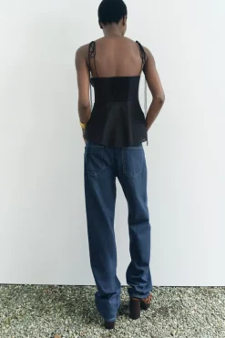 Clearance TOP BUSTIER ZW COLLECTION Mujer Tops / Bodies