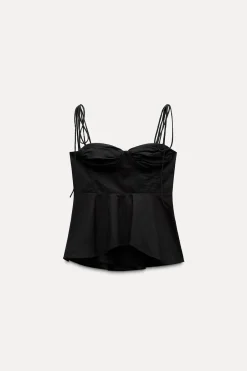 Clearance TOP BUSTIER ZW COLLECTION Mujer Tops / Bodies