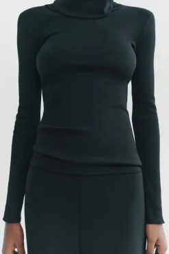 Discount TOP CANALÉ CUELLO ALTO Mujer Tops / Bodies