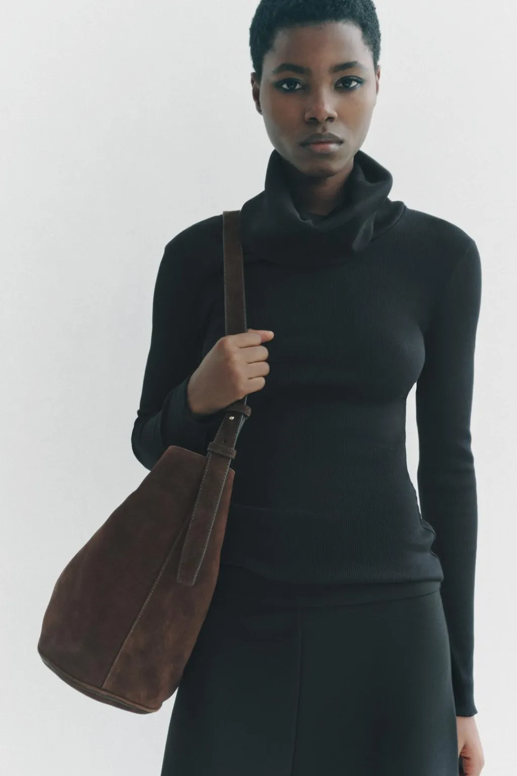 Discount TOP CANALÉ CUELLO ALTO Mujer Tops / Bodies