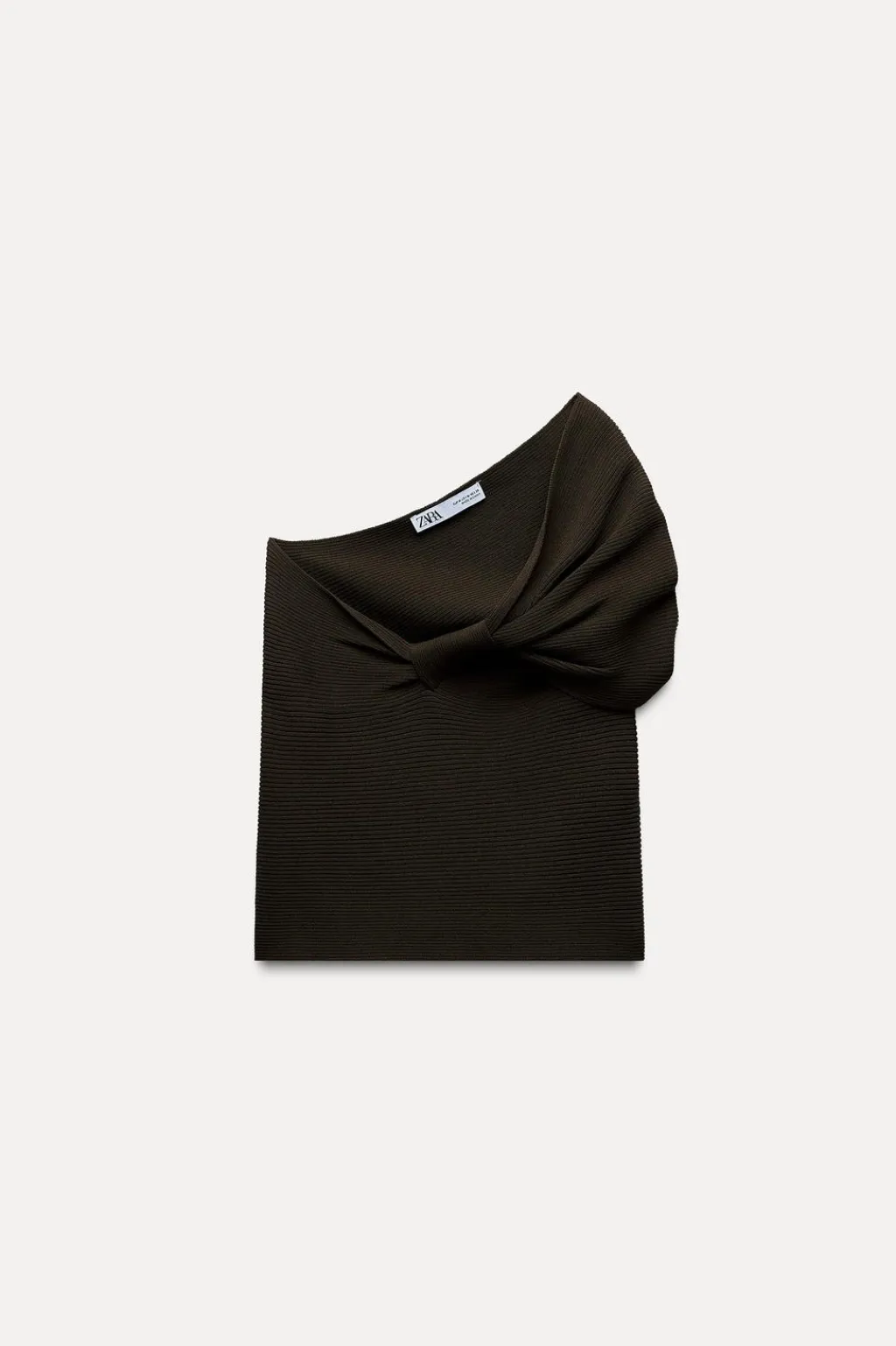 Fashion TOP CANALÉ PUNTO TIRANTE ASIMÉTRICO Mujer Cárdigan / Jerséis|Punto