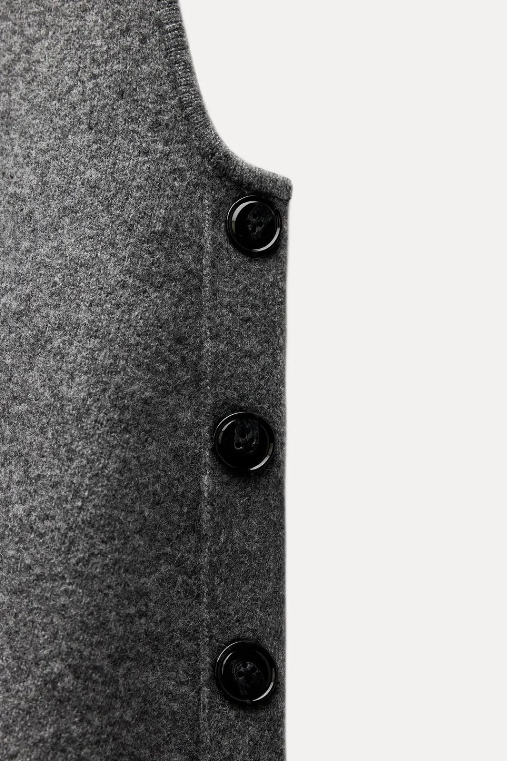 Discount TOP CHALECO BOTONES LATERALES Mujer Cárdigan / Jerséis|Punto