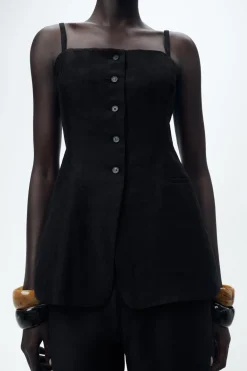 Best TOP CHALECO BOTONES ZW COLLECTION Mujer Tops / Bodies