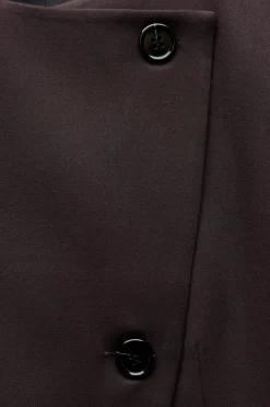 Online TOP CHALECO BOTONES ZW COLLECTION Mujer Blazers / Chalecos