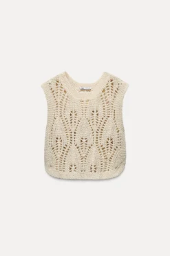 Outlet TOP CHALECO CROCHET Mujer Tops / Bodies