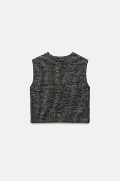 Best TOP CHALECO ESTRUCTURA BOTONES Mujer Tops / Bodies