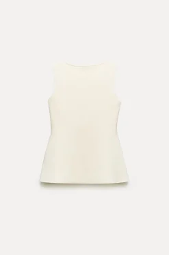 Hot TOP CHALECO PUNTO BOTÓN DORADO Mujer Cárdigan / Jerséis|Punto