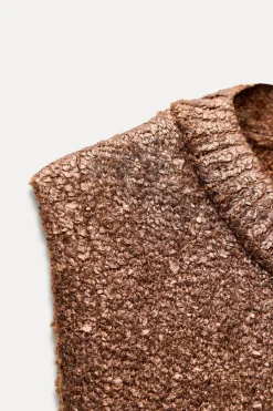 Sale TOP CHALECO PUNTO FOIL Mujer Cárdigan / Jerséis|Punto