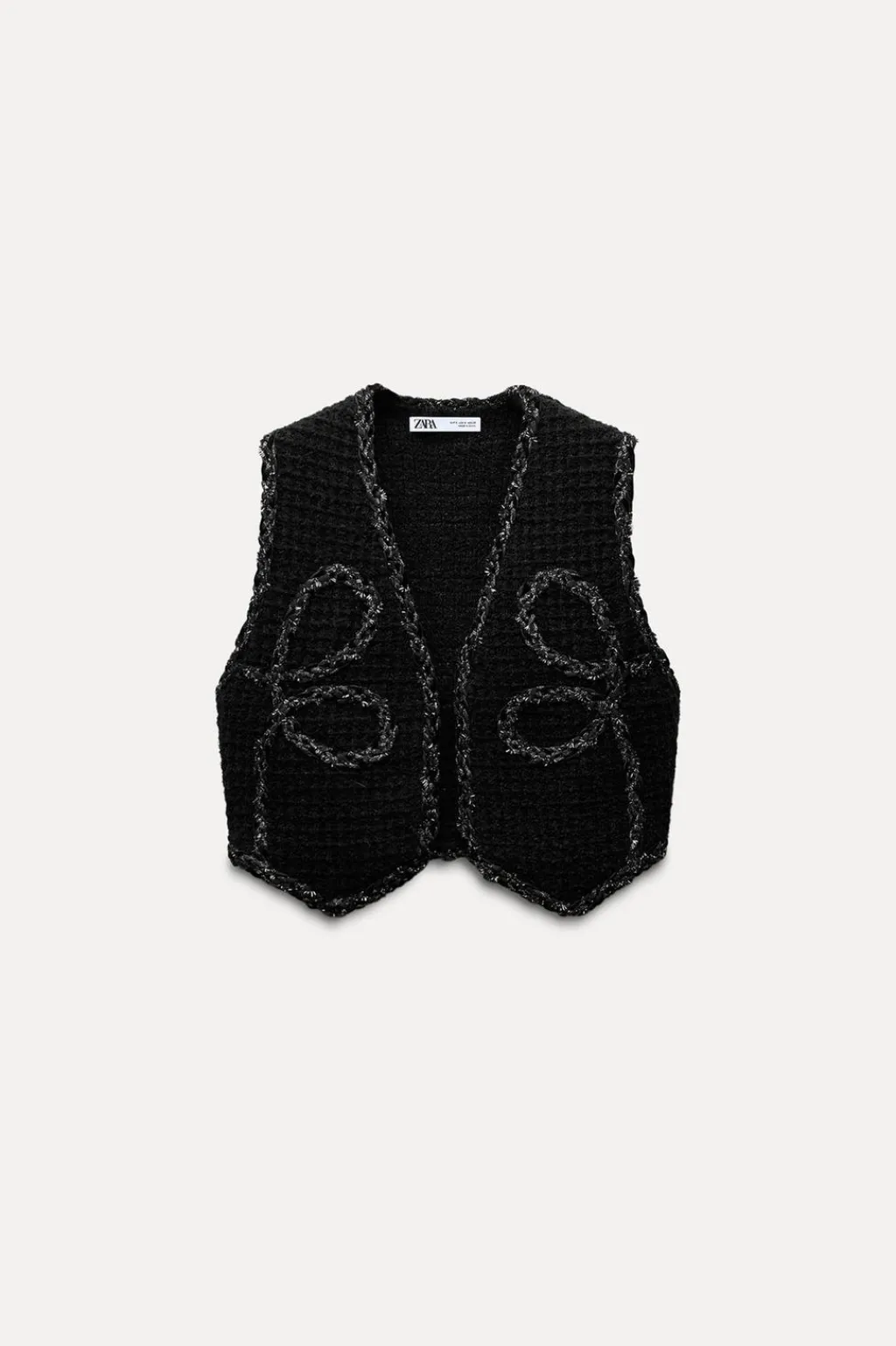 Fashion TOP CHALECO PUNTO HILO METALIZADO Mujer Cárdigan / Jerséis|Punto