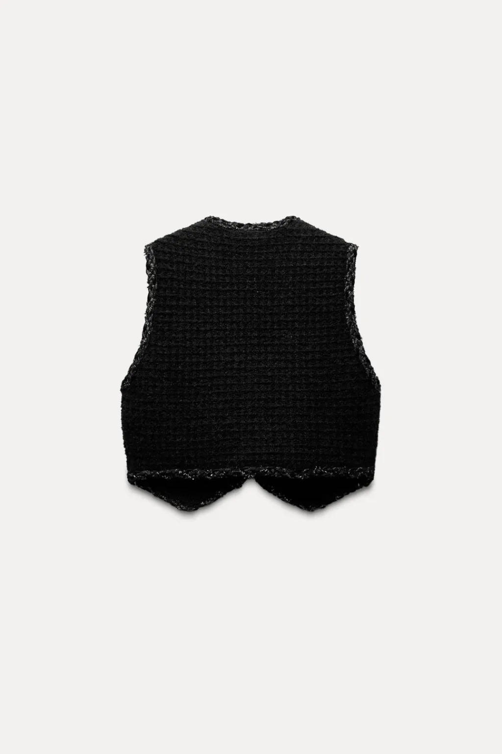 Fashion TOP CHALECO PUNTO HILO METALIZADO Mujer Cárdigan / Jerséis|Punto