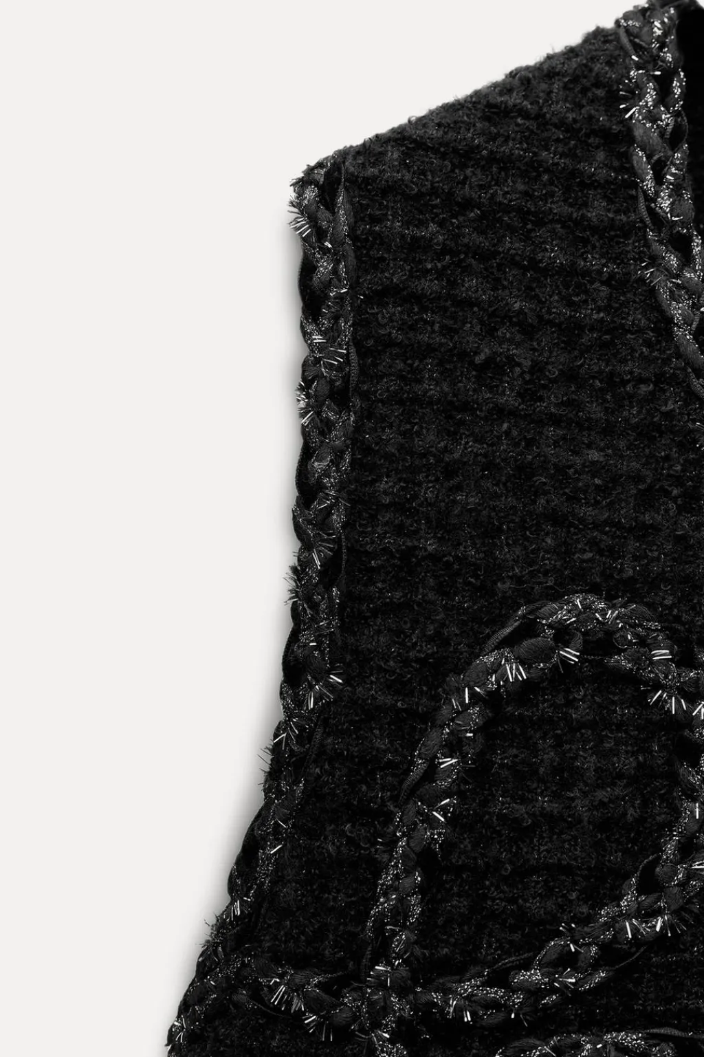 Fashion TOP CHALECO PUNTO HILO METALIZADO Mujer Cárdigan / Jerséis|Punto