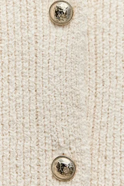 Fashion TOP CHALECO PUNTO LISO Mujer Cárdigan / Jerséis|Punto