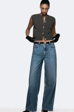 Clearance TOP CHALECO PUNTO LISO Mujer Cárdigan / Jerséis|Punto