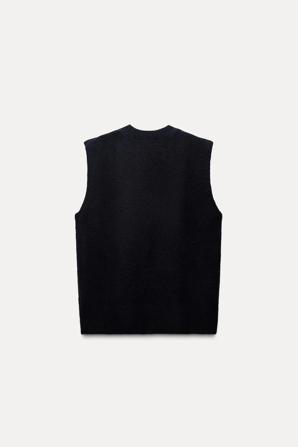 New TOP CHALECO PUNTO LISO Mujer Cárdigan / Jerséis|Punto