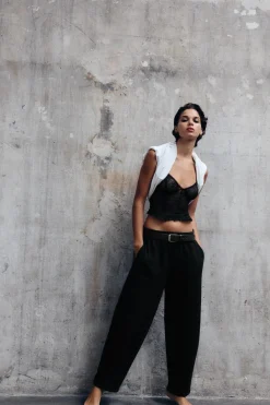 Clearance TOP CORSÉ TIRANTES ENCAJE Mujer Tops / Bodies