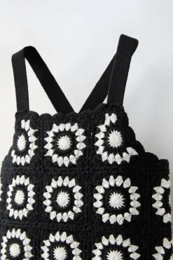 Niños ZARA 6 - 14 Años·Punto|6 - 14 Años·Camisetas<TOP CROCHET FLORES