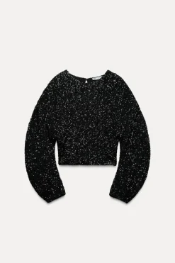 Online TOP CROP LENTEJUELAS Mujer Tops / Bodies